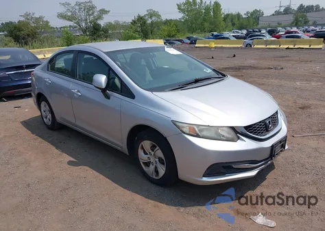 2013 Honda Civic Lx z USA, uszkodzony, nr VIN 19XFB2F57DE223992